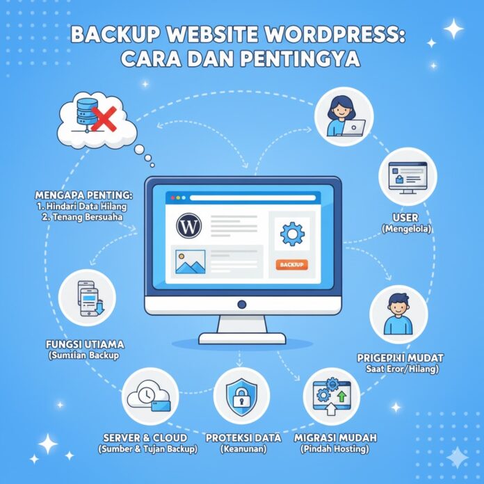 Backup Website WordPress Cara dan Pentingnya
